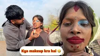 Raju ka party makeup by parnaj 🤣🤭 || Raju Parnaj Vlogs