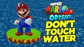 I tried BEATING Super Mario Odyssey WITHOUT TOUCHING WATER!
