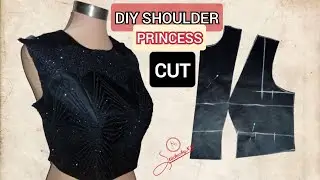 HOW TO CUT SHOULDER PRINCESS DART.
