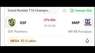 #vision11 #megacontest #dream11prediction #dreamteam #top11 #ssf vs mkp