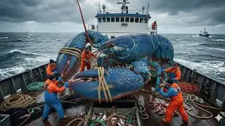 How Fishermen Make $400,000 in 7 Day Catching Rare Blue Lobsters | Deep Sea Creatures