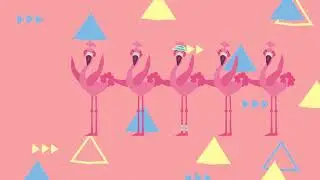 Die Flamingo-Revue (3 Stunden Dance Mix Flamingo Lied) | MoupMoup