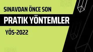 sınavdan önce son pratik yöntemler | matematik #yös