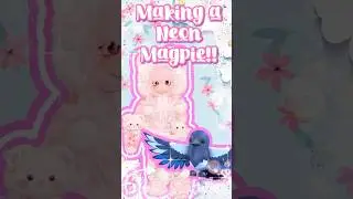 Making a NEON MAGPIE!! || Adopt Me 2026. #adoptmeroblox #roblox #adoptme #adoptmepets