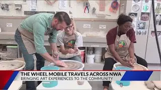 Becoming artists at the Community Creative Center for this week's Field Trip Friday