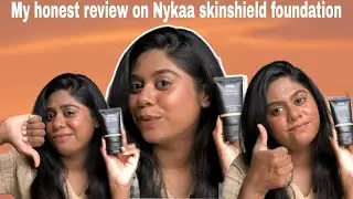 My honest reviews on Nykaa skinshield anti pollution foundation | The Sassy Leo | Vinanti Bhoutkar