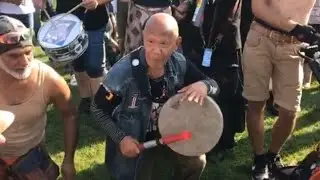 Nippy Noya legendarische Percussionist @ westerpark amsterdam