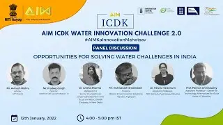 Panel Discussion - Opportunities For Solving Water Challenges In India