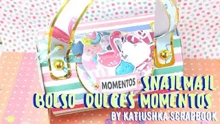 👉 DIY/ SNAILMAIL/ Bolso Dulces Momentos Scrapbook 💗 Colección Johanna Rivero #yomequedoencasa