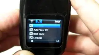 SJ1000 DVR Action Dash Sports Camera Menu Interface