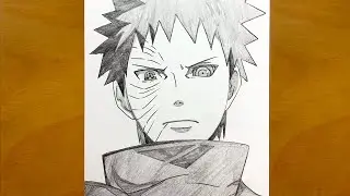 Anime drawing | how to draw obito uchiha step-by-step