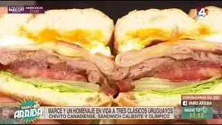 Vamo Arriba - Tres clásicos uruguayos: Chivito canadiense, sándwich caliente y olímpico