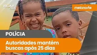 Crianças desaparecidas em Bacabal: garota é encontrada; autoridades mantém buscas após 25 dias