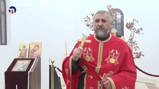 Čaglavica, crkva Svetog despota Stefana Lazarevića  loženje badnjaka 06. 01. 2026