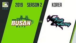 GC Busan WAVE vs RunAway (Part 1) | OWC 2019 Season 2: Korea