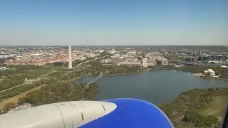 DCA River Visual Approach and Landing