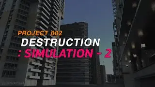 FX | Project 002 | Destruction | Tutorial | Houdini 19.5 | RBD | Simulation | Dynamic | Part 2