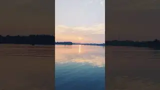 Calm sunset beside lake Eco Park Kolkata #shorts #lake