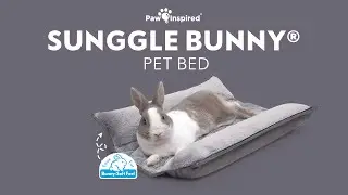 Faux Fur Bolster Bed for Rabbits | Paw Inspired&reg; Snuggle Bunny&reg;