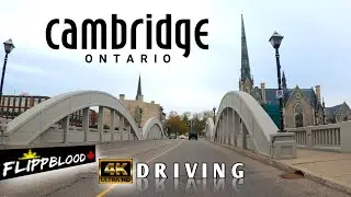 CAMBRIDGE Ontario  //  LOCKDOWN in Ontario  //  4K Drive Tour