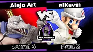Frame Trap Valley #8 - ALEJO ART (KING K ROOL) Vs. ELKEVIN (MARIO) - Pool 2 - Smash Ultimate - SSBU