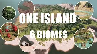 1 Island 6 Biomes | Ep 1 - Savannah | The Lost Island in Jurassic World Evolution 2