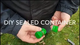 How to make a sealable container from recycled bottle tops