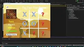 🎮 XO Game (Tic Tac Toe) | C# WinForms Project | Beginner C# GUI App