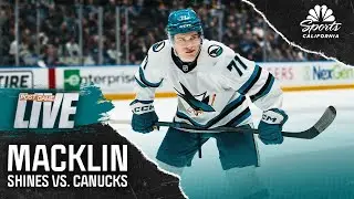 Macklin Celebrini turning heads around league, shines vs. Canucks | NBC Sports California