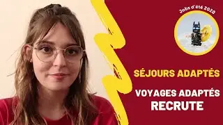 Voyages adaptés recrute - Opération Jobs d'été 2020