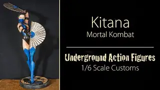 Mortal Kombat &mdash; Китана: раскрашенная 3D-статуэтка из смолы в масштабе 1/6 и её краткая история!