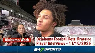Oklahoma Football Post-Practice Interviews (Alabama Week) - 11/10/2025
