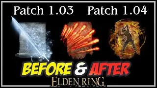 Adula's Moonblade - Flame, Fall Upon Them - Howl of Shabriri - Patch 1.04 vs 1.03 - Elden Ring