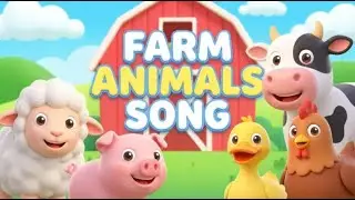 Farm Animals Song for Kids 🐄🐔 | Fun & Relaxing Animal Sounds