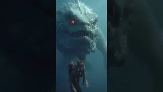 DIVER STALKED by Unknown DEEP SEA DRAGON!  terrifying Footage!