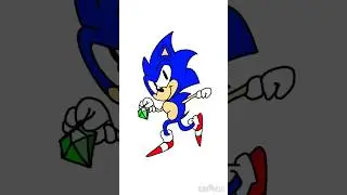 How to draw Sonic