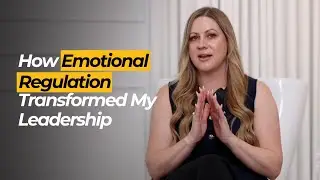 Emotional regulation has become one of the most important skills I&rsquo;ve developed as a leader