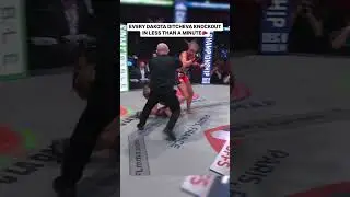 Każdy nokaut Dakoty Ditchevy w czasie poniżej 6⃣0⃣sekund ⏲️ | Mistrzostwa Świata PFL
