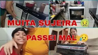 MUITA SUJEIRA 🤢//PASSEI MAL😥//ME SURPREENDI 😭