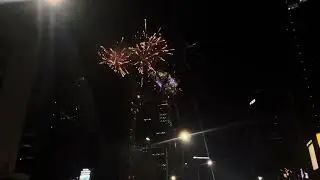 fireworks Jakarta Bundaran Hotel Indonesia 2025 new years expelliarmus iron dome