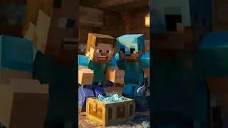Steve got caught😭 #aishorts#mincraftshort#steve#trending#realistic#cartoon#animation#funny