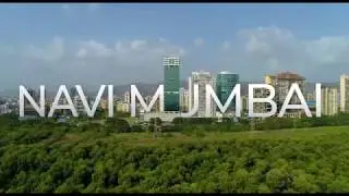 Navi Mumbai on Drone - Metro Fairmount