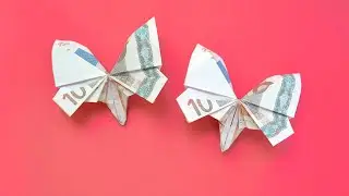 Origami SCHMETTERLING Geldgeschenk GELD FALTEN | Money BUTTERFLY | Tutorial by Euro Origami