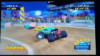 Monster Jam Urban Assault Walkthrough Avenger Race Circuit In Stadium Circuit