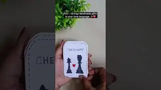 Handmade gift for your loved ones ✨️❤️ #shorts #ytshorts