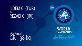 1/4 GR - 98 kg: G. REZAEI (IRI) df. C. ILDEM (TUR), 4-0