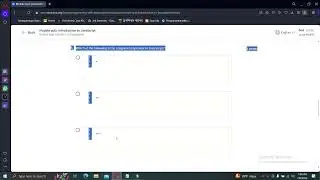 Module quiz: Introduction to JavaScript Coursera | Programming with JavaScript Meta