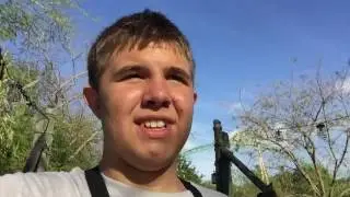 Walking through Busch Gardens on April Fools Day (Vlog #3) 4/1/17