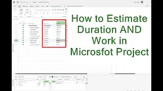 Оценка продолжительности и трудозатрат в Microsoft Project