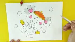How to draw a clown